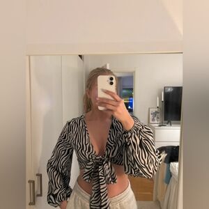 Black White H&M Tank Top, S